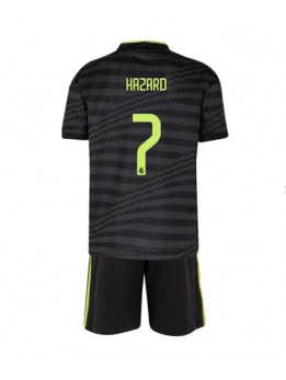 Real Madrid Eden Hazard #7 Ausweichtrikot für Kinder 2022-23 Kurzarm (+ Kurze Hosen)